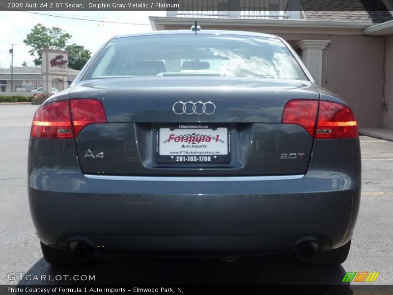 Dolphin Gray Metallic / Platinum 2006 Audi A4 2.0T Sedan