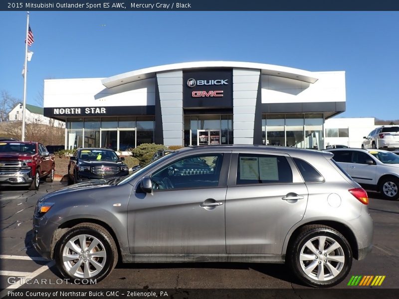 Mercury Gray / Black 2015 Mitsubishi Outlander Sport ES AWC