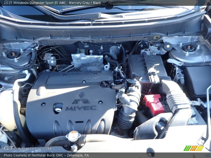 Mercury Gray / Black 2015 Mitsubishi Outlander Sport ES AWC