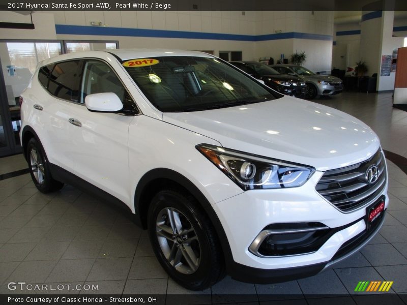 Front 3/4 View of 2017 Santa Fe Sport AWD