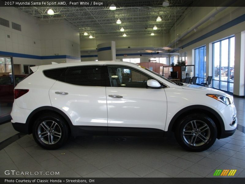  2017 Santa Fe Sport AWD Pearl White