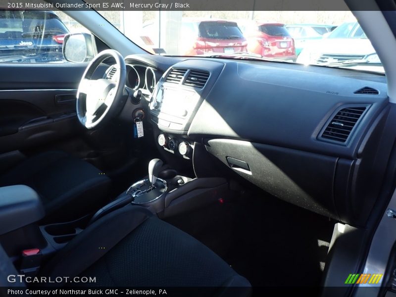 Mercury Gray / Black 2015 Mitsubishi Outlander Sport ES AWC