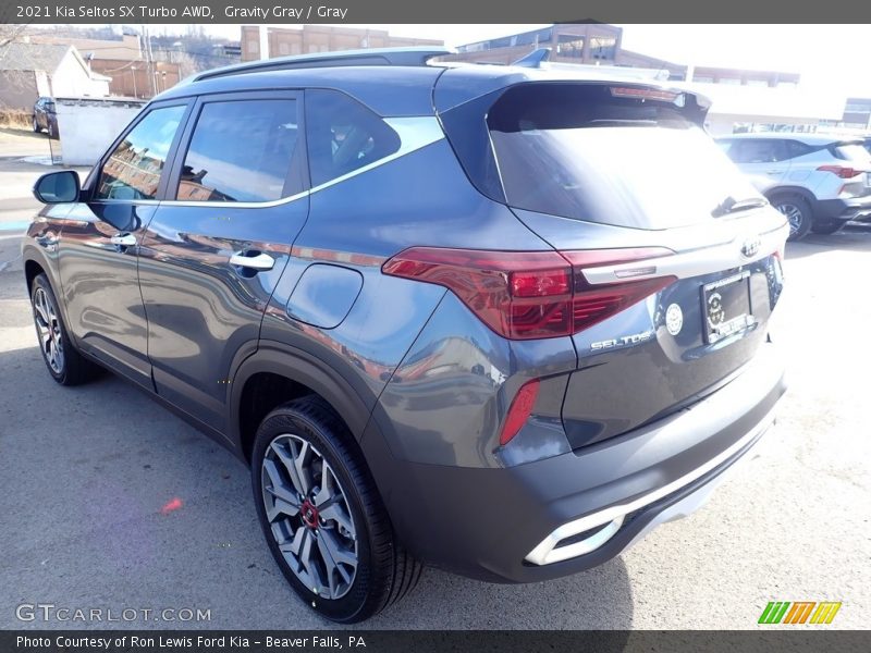 Gravity Gray / Gray 2021 Kia Seltos SX Turbo AWD