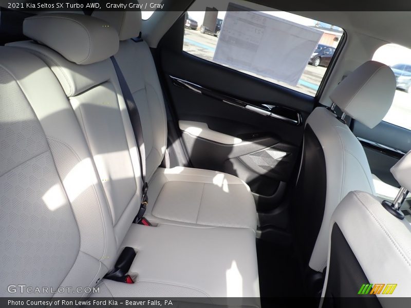 Gravity Gray / Gray 2021 Kia Seltos SX Turbo AWD