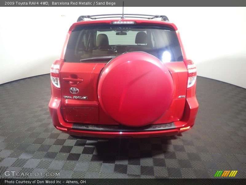 Barcelona Red Metallic / Sand Beige 2009 Toyota RAV4 4WD