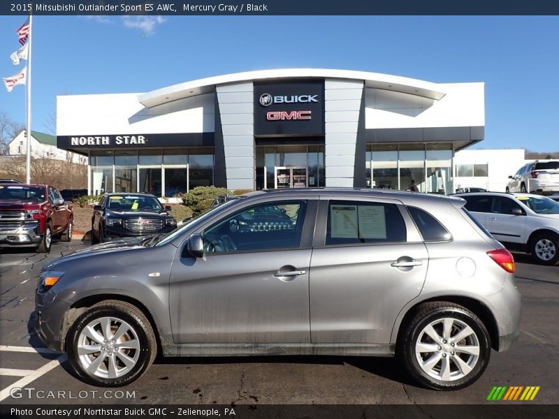 Mercury Gray / Black 2015 Mitsubishi Outlander Sport ES AWC