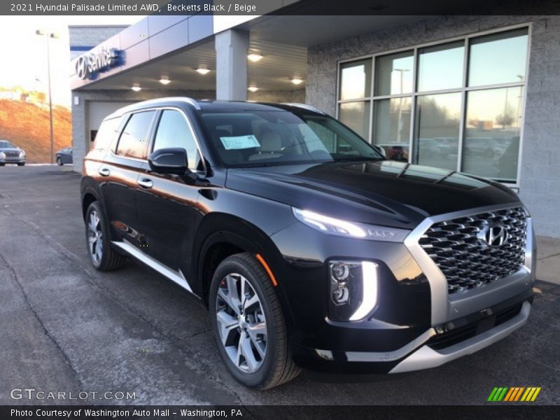 Becketts Black / Beige 2021 Hyundai Palisade Limited AWD