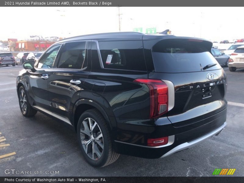 Becketts Black / Beige 2021 Hyundai Palisade Limited AWD