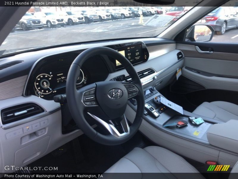 Becketts Black / Beige 2021 Hyundai Palisade Limited AWD
