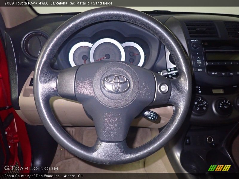Barcelona Red Metallic / Sand Beige 2009 Toyota RAV4 4WD