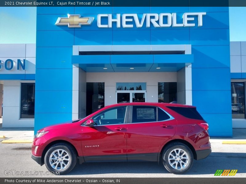 Cajun Red Tintcoat / Jet Black 2021 Chevrolet Equinox LT