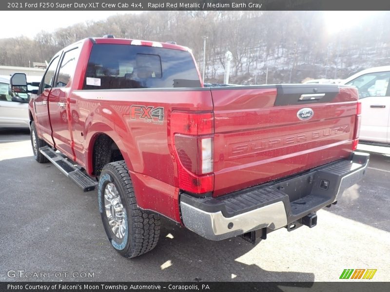 Rapid Red Metallic / Medium Earth Gray 2021 Ford F250 Super Duty XLT Crew Cab 4x4