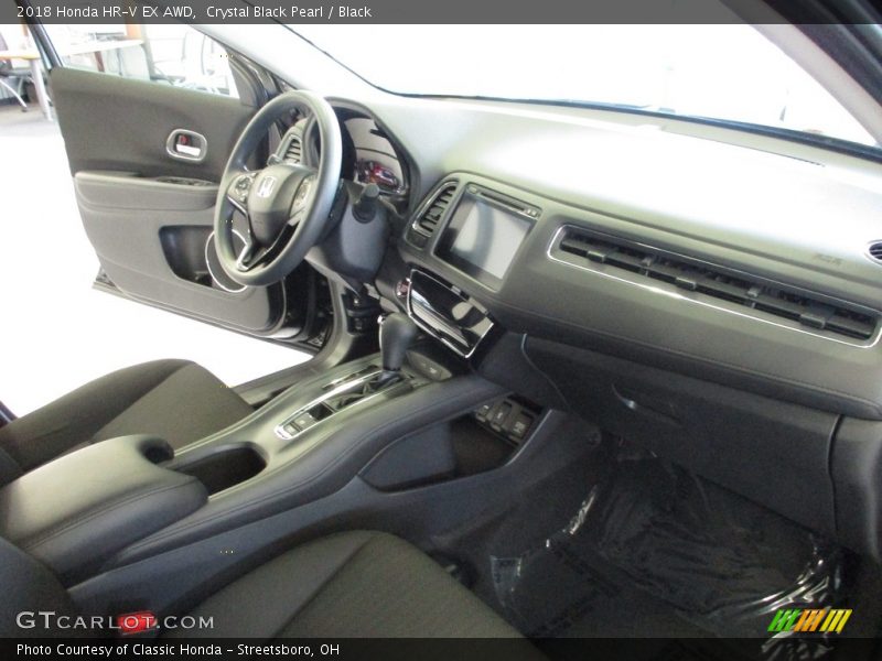 Crystal Black Pearl / Black 2018 Honda HR-V EX AWD