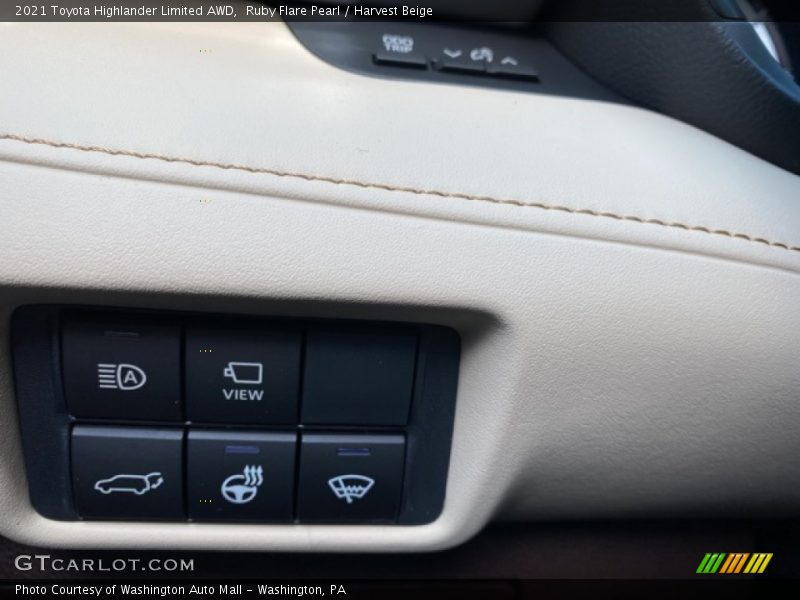 Ruby Flare Pearl / Harvest Beige 2021 Toyota Highlander Limited AWD