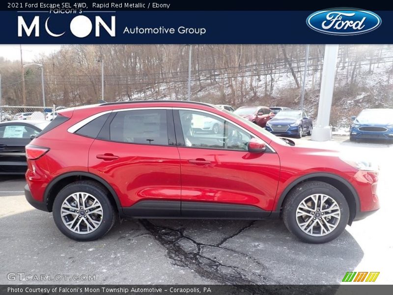 Rapid Red Metallic / Ebony 2021 Ford Escape SEL 4WD