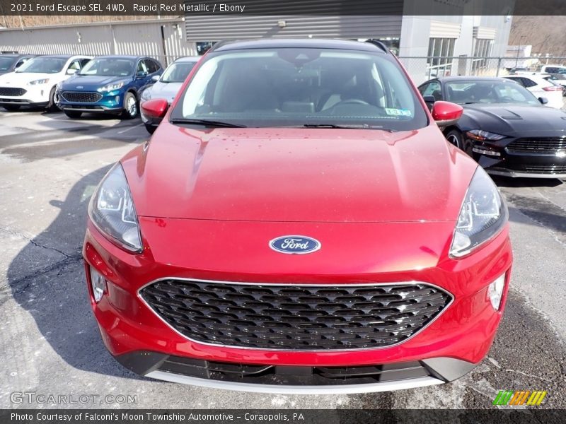 Rapid Red Metallic / Ebony 2021 Ford Escape SEL 4WD