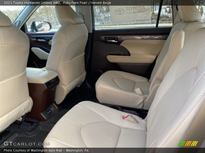 Ruby Flare Pearl / Harvest Beige 2021 Toyota Highlander Limited AWD