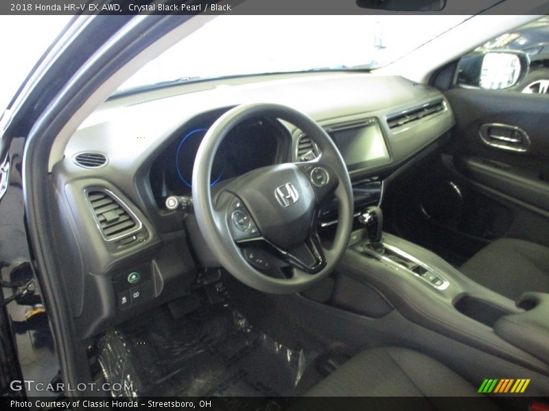Crystal Black Pearl / Black 2018 Honda HR-V EX AWD