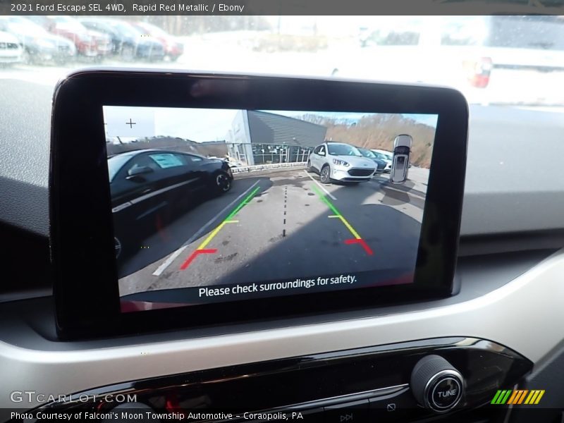 Rapid Red Metallic / Ebony 2021 Ford Escape SEL 4WD