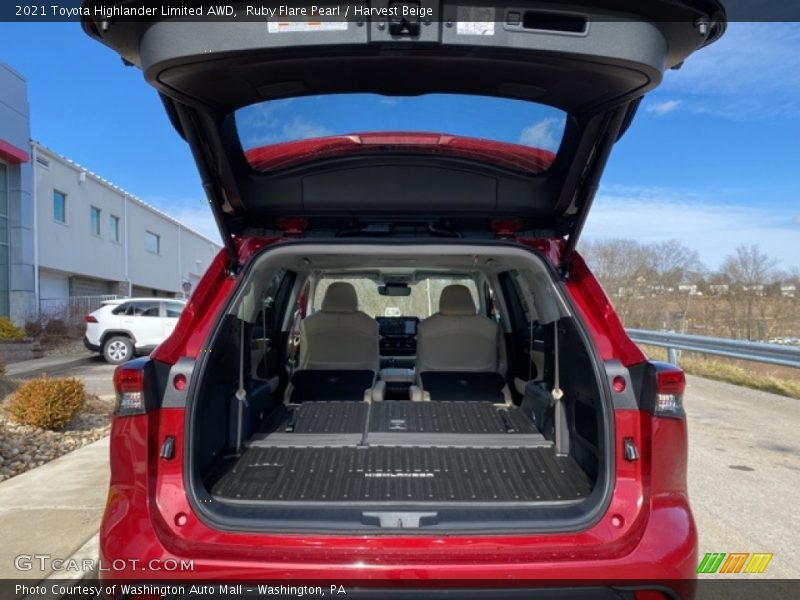 Ruby Flare Pearl / Harvest Beige 2021 Toyota Highlander Limited AWD