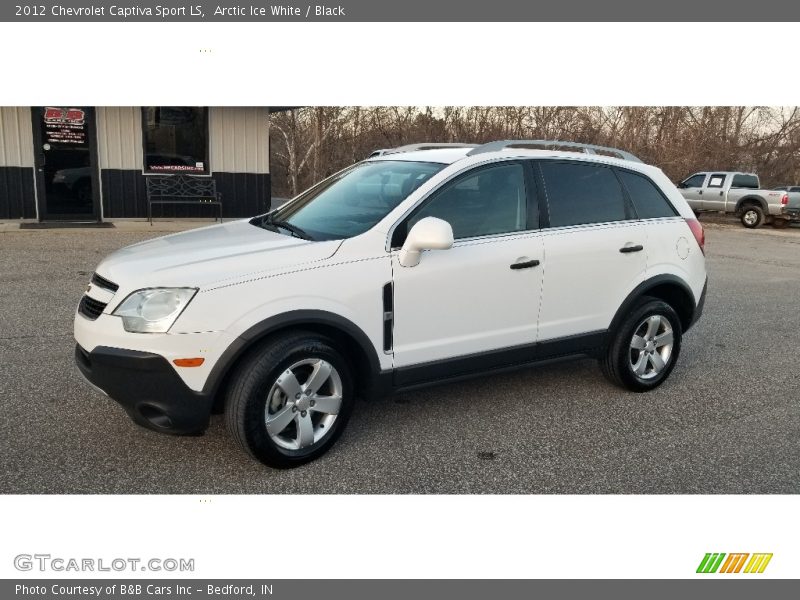 Arctic Ice White / Black 2012 Chevrolet Captiva Sport LS