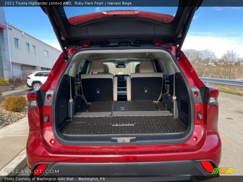 Ruby Flare Pearl / Harvest Beige 2021 Toyota Highlander Limited AWD