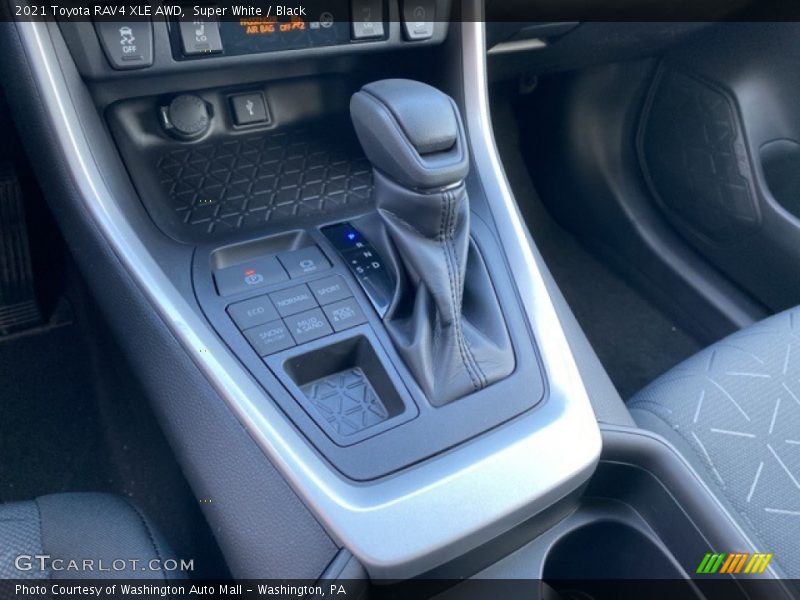 Super White / Black 2021 Toyota RAV4 XLE AWD