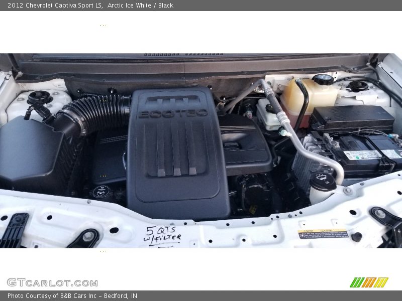 Arctic Ice White / Black 2012 Chevrolet Captiva Sport LS
