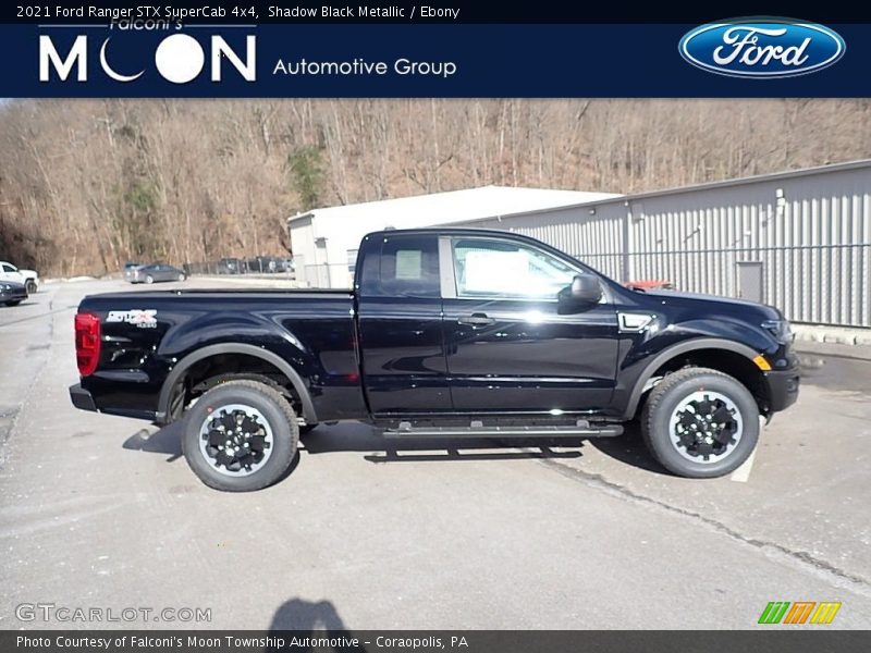 Shadow Black Metallic / Ebony 2021 Ford Ranger STX SuperCab 4x4