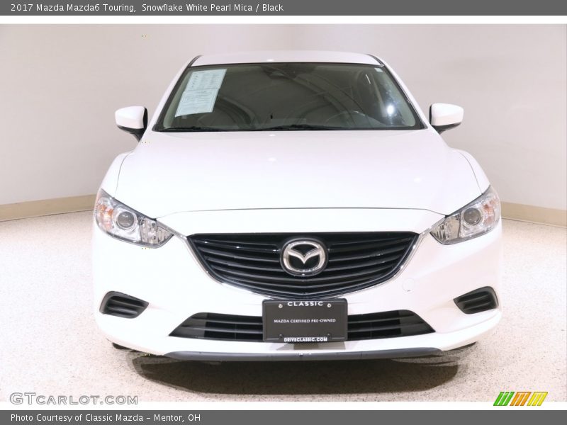 Snowflake White Pearl Mica / Black 2017 Mazda Mazda6 Touring
