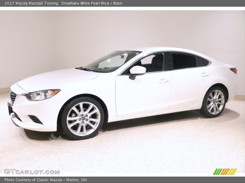 Snowflake White Pearl Mica / Black 2017 Mazda Mazda6 Touring