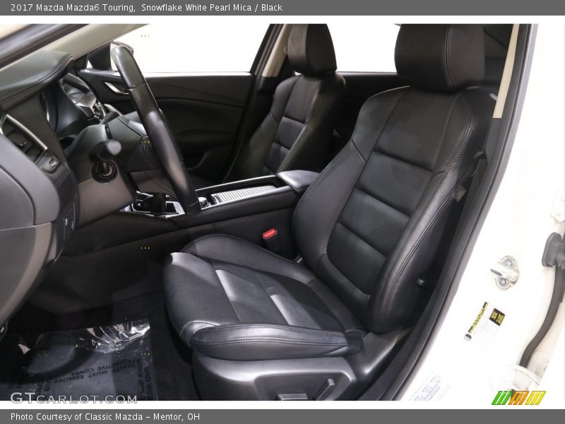 Snowflake White Pearl Mica / Black 2017 Mazda Mazda6 Touring