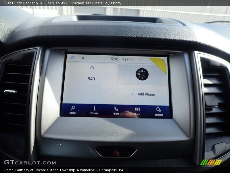 Shadow Black Metallic / Ebony 2021 Ford Ranger STX SuperCab 4x4