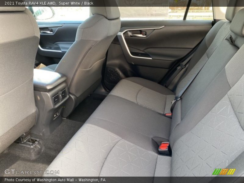 Super White / Black 2021 Toyota RAV4 XLE AWD