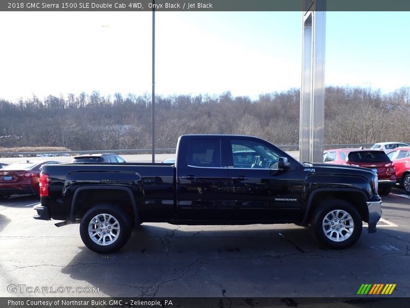 Onyx Black / Jet Black 2018 GMC Sierra 1500 SLE Double Cab 4WD