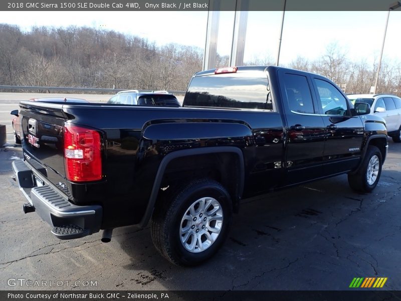 Onyx Black / Jet Black 2018 GMC Sierra 1500 SLE Double Cab 4WD