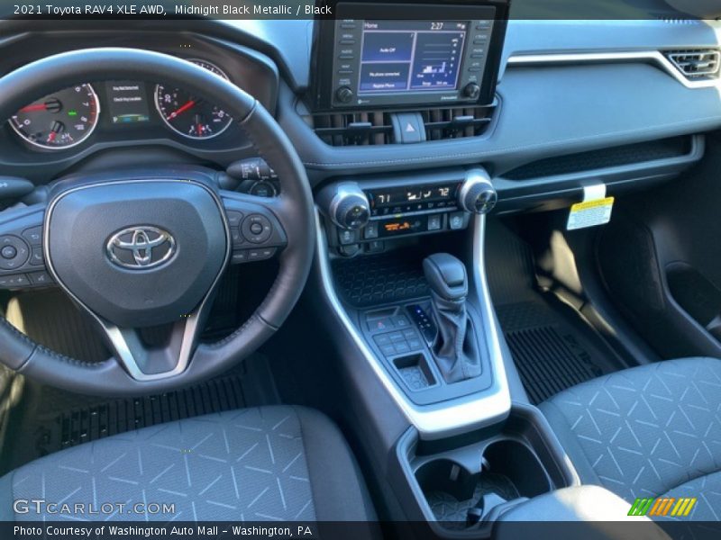 Midnight Black Metallic / Black 2021 Toyota RAV4 XLE AWD