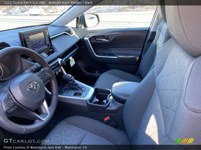 Midnight Black Metallic / Black 2021 Toyota RAV4 XLE AWD