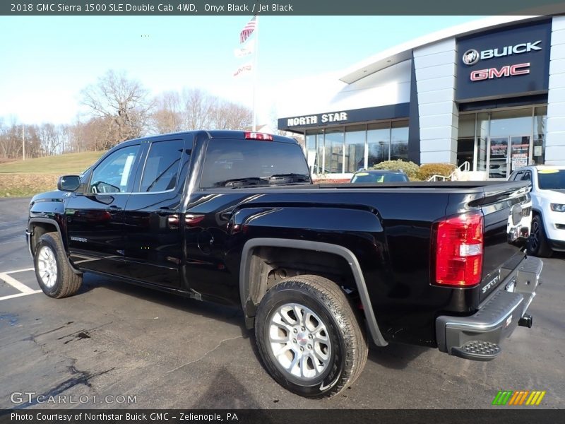 Onyx Black / Jet Black 2018 GMC Sierra 1500 SLE Double Cab 4WD