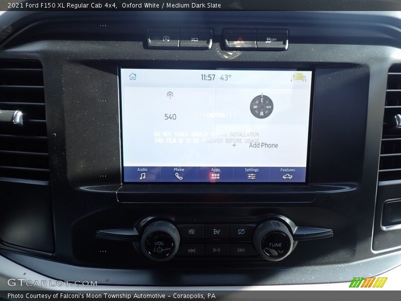 Oxford White / Medium Dark Slate 2021 Ford F150 XL Regular Cab 4x4