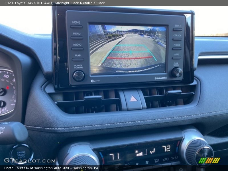Midnight Black Metallic / Black 2021 Toyota RAV4 XLE AWD
