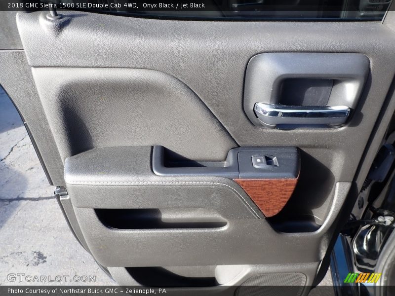Onyx Black / Jet Black 2018 GMC Sierra 1500 SLE Double Cab 4WD