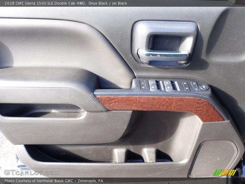 Onyx Black / Jet Black 2018 GMC Sierra 1500 SLE Double Cab 4WD
