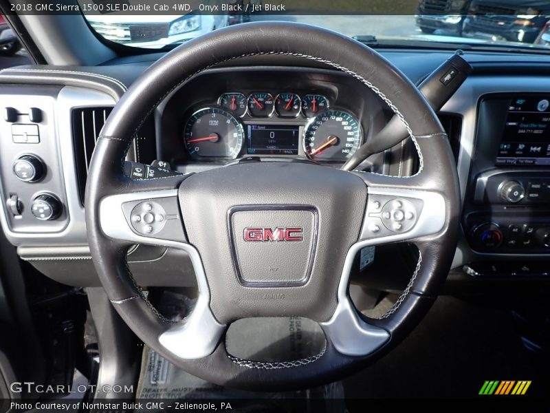 Onyx Black / Jet Black 2018 GMC Sierra 1500 SLE Double Cab 4WD