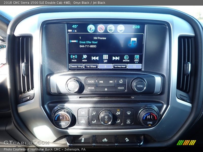 Onyx Black / Jet Black 2018 GMC Sierra 1500 SLE Double Cab 4WD