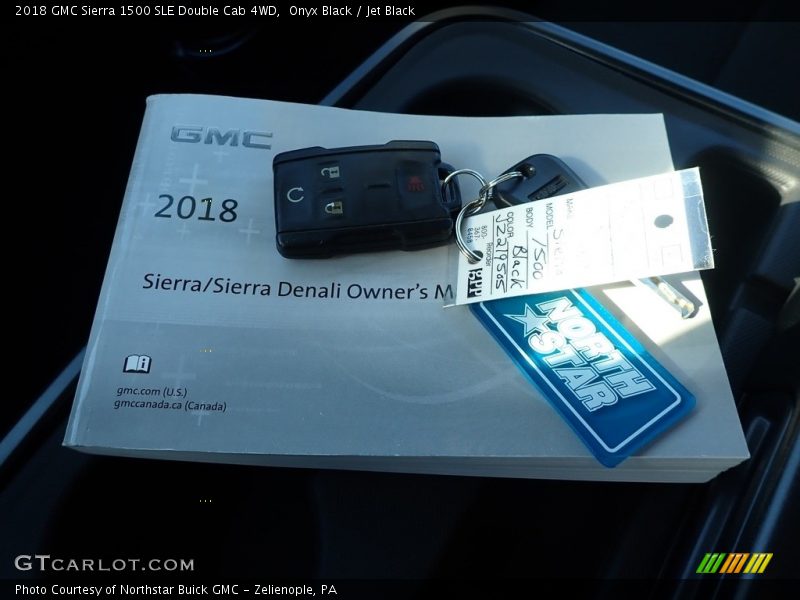 Onyx Black / Jet Black 2018 GMC Sierra 1500 SLE Double Cab 4WD