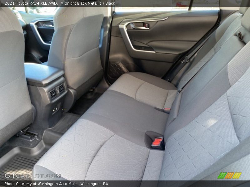 Midnight Black Metallic / Black 2021 Toyota RAV4 XLE AWD