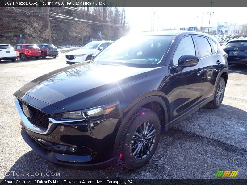 Jet Black Mica / Black 2021 Mazda CX-5 Touring AWD