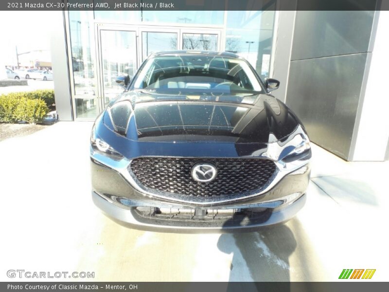 Jet Black Mica / Black 2021 Mazda CX-30 Preferred AWD