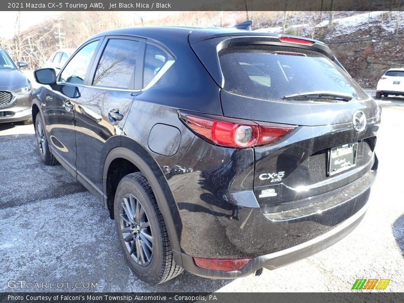 Jet Black Mica / Black 2021 Mazda CX-5 Touring AWD